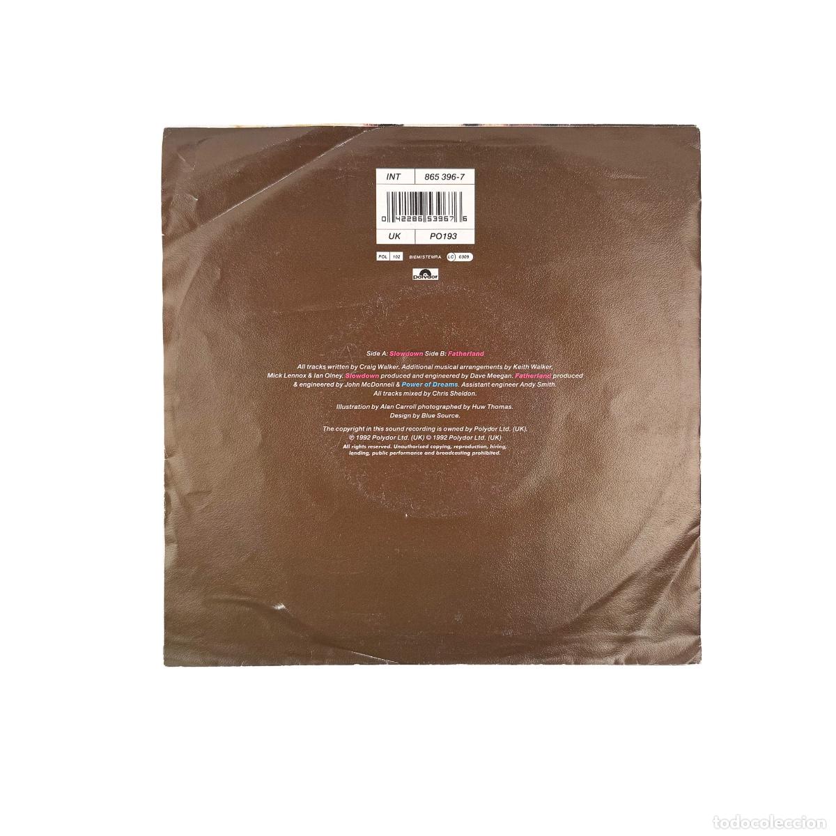 Discos de vinilo: SINGLE. Power Of Dreams. Slowdown (VG/VG) - Foto 2