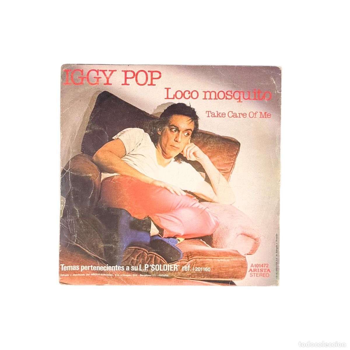 Discos de vinilo: SINGLE. Iggy Pop. Loco Mosquito (G+/G+) - Foto 2
