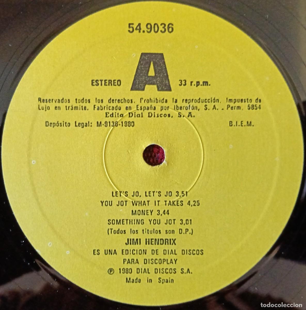 Discos de vinilo: JIMI HENDRIX ** Jimi Hendrix ** VINILO LP 1980 - Foto 3