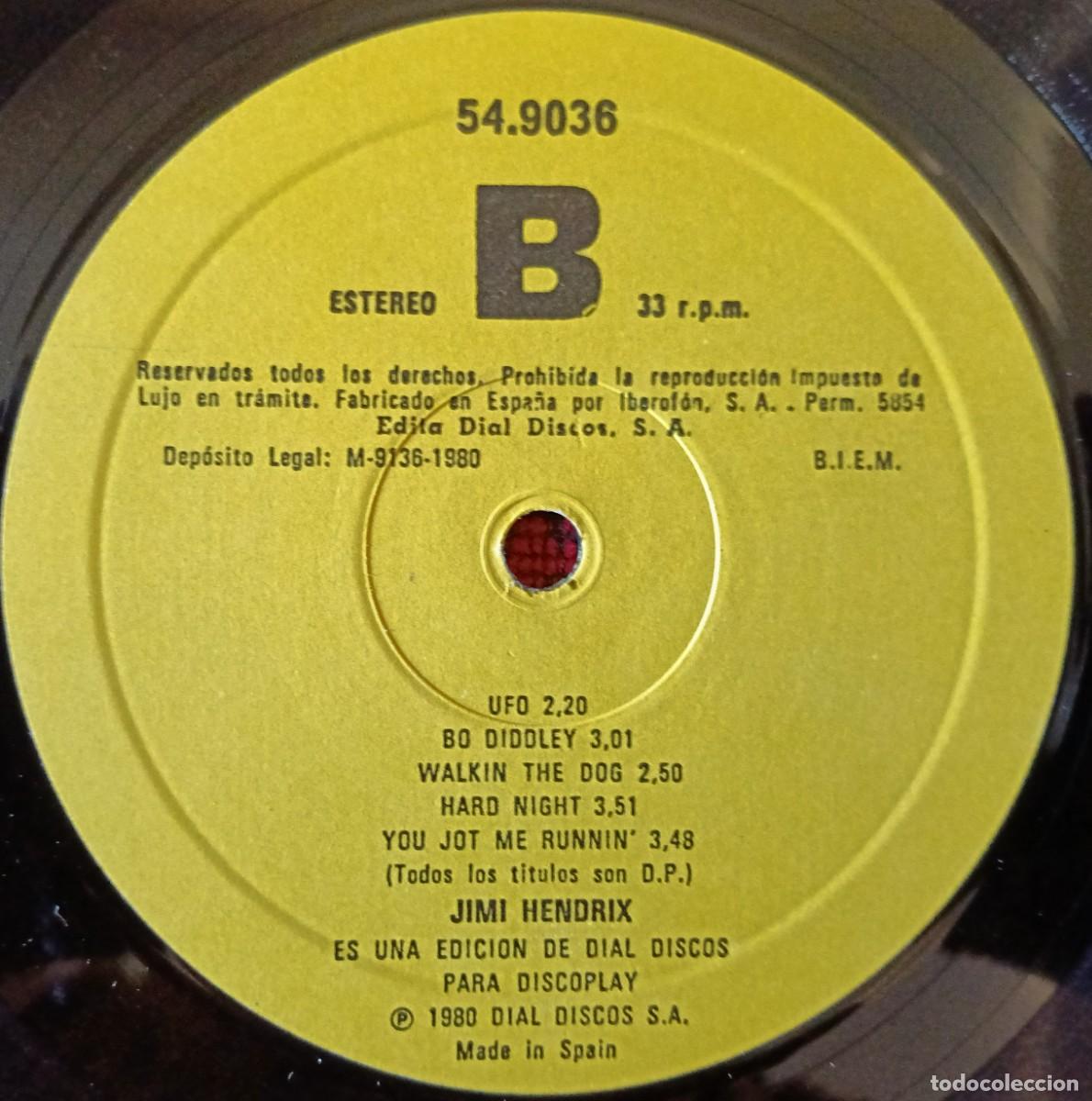 Discos de vinilo: JIMI HENDRIX ** Jimi Hendrix ** VINILO LP 1980 - Foto 4