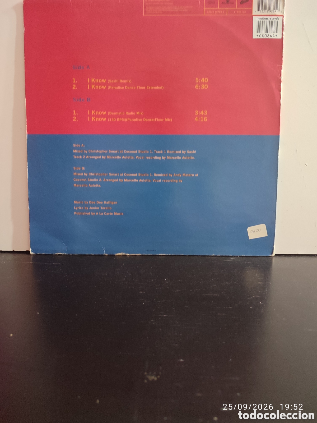 Discos de vinilo: Disco de vinilo C0844K - Foto 2