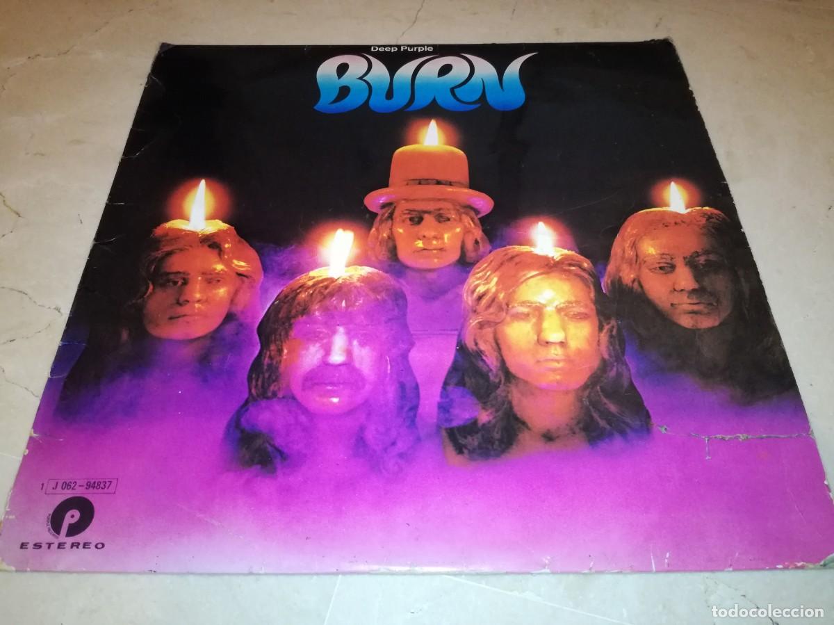 Discos de vinilo: DEEP PURPLE-BURN-ORIGINAL ESPA&Ntilde;OL 1974 - Foto 1