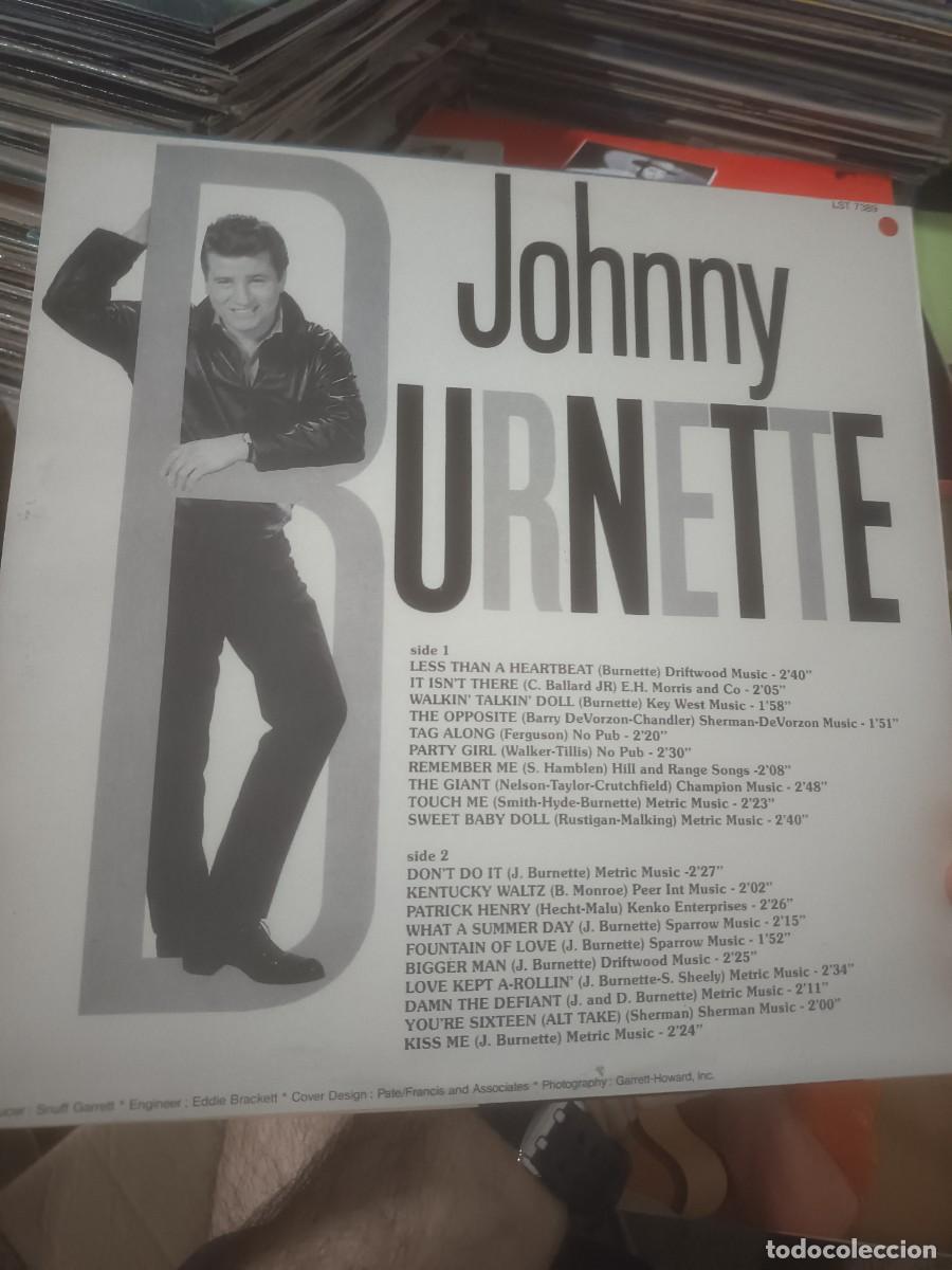Discos de vinilo: DISCO LP JOHNNY BURNETTE - Foto 2