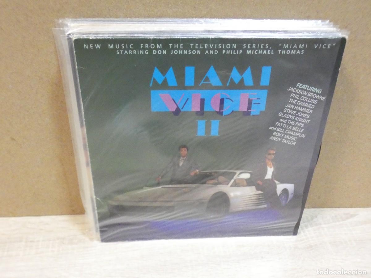 Discos de vinilo: ARKANSAS1980 BOXX797 LP LEVE USO AUN CORRECTO BSO OST BANDA SONORA DE MIAMI VICE II