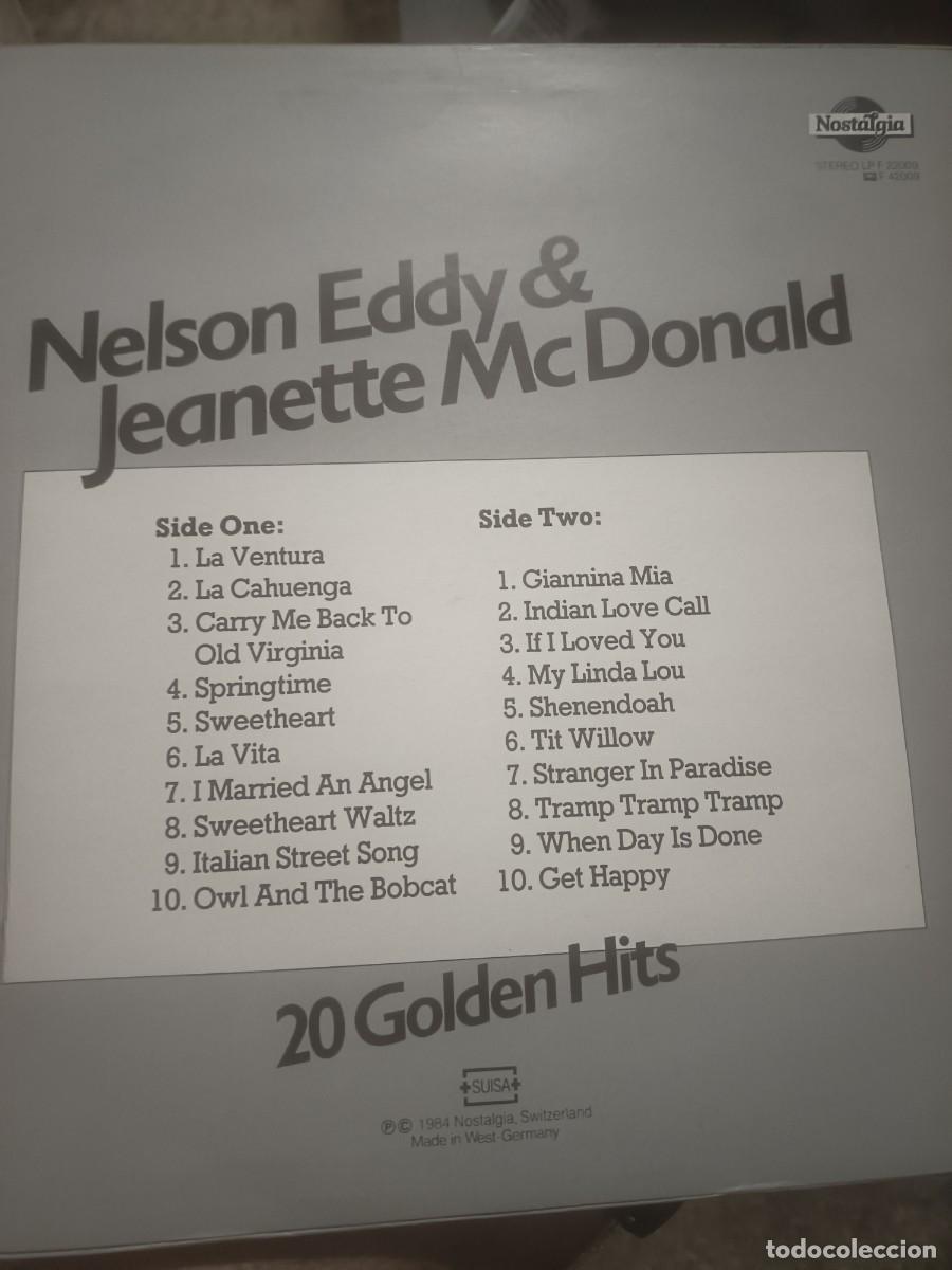 Discos de vinilo: DISCO LP NELSON EDDY & JEANETTE MC DONALD - Foto 2