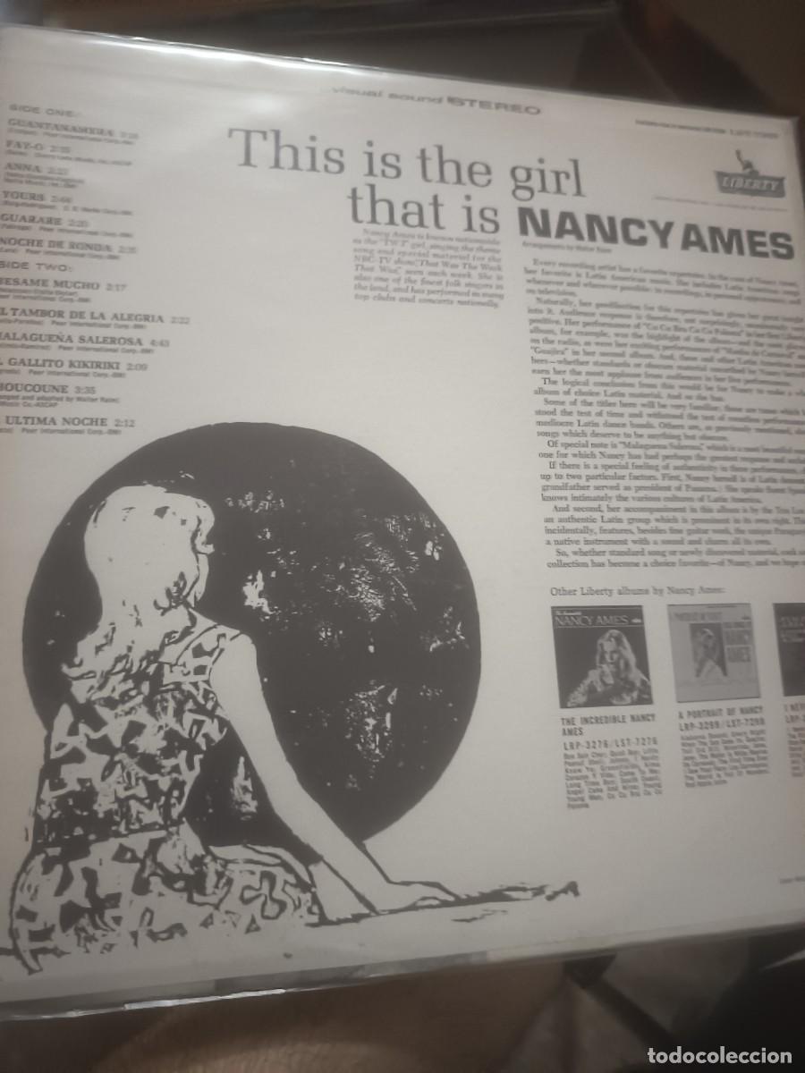 Discos de vinilo: DISCO LP NANCY AMES,( ORIGINAL USA) - Foto 2