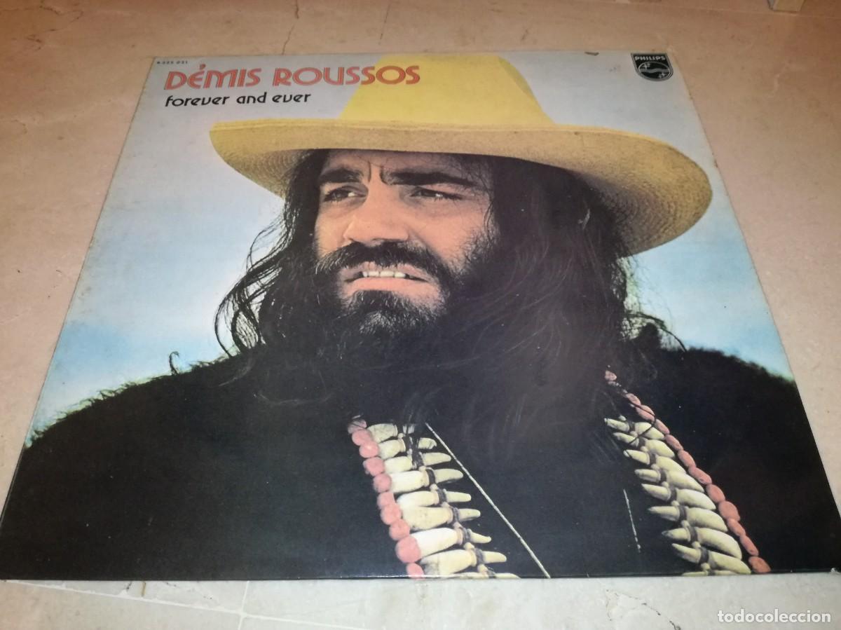 Discos de vinilo: DEMIS ROUSSOS-FOREVER AND EVER-ORIGINAL UK-VINILO EN MUY BUEN ESTADO