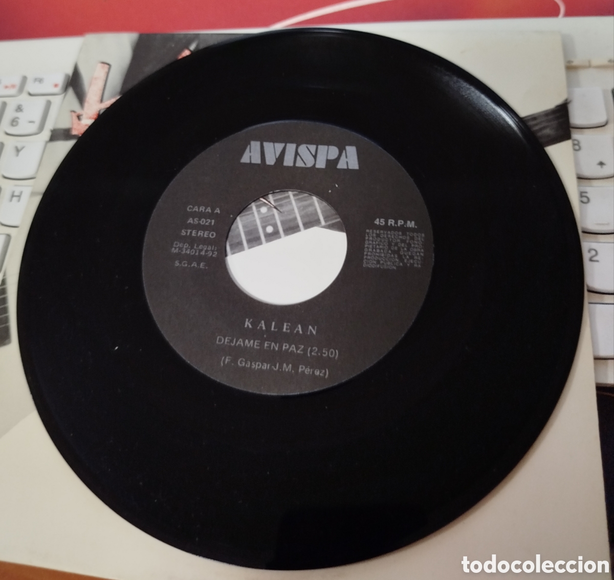 Discos de vinilo: Kalean - d&eacute;jame en paz - Foto 2
