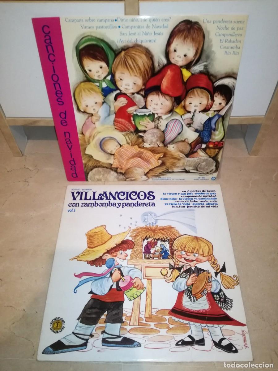 Discos de vinilo: LOTE DE 2 LPs DE VILLANCICOS DE NAVIDAD