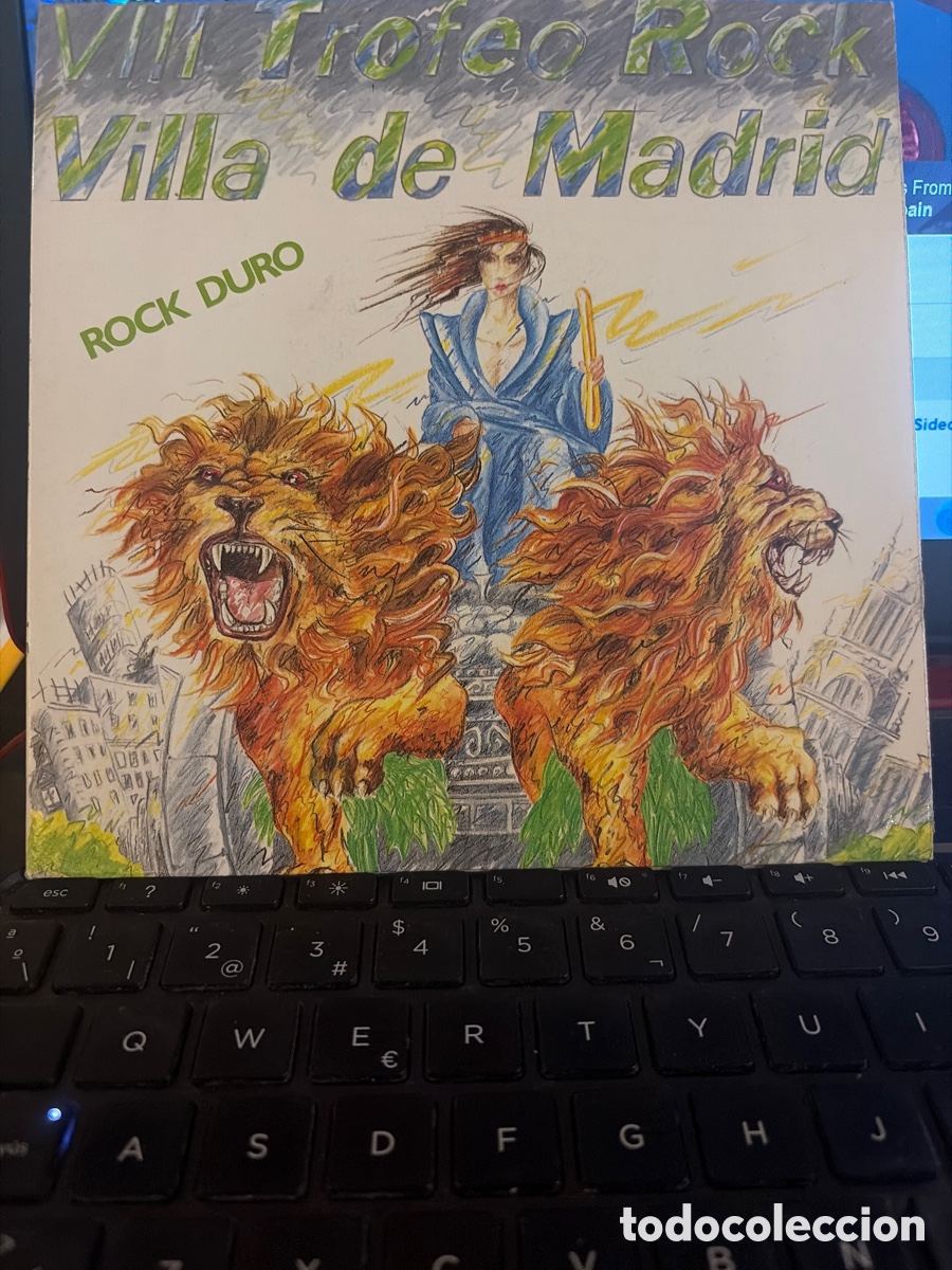 Discos de vinilo: ESFINGE - DIOSA ESFINGE + GLADIADOR DEL ROCK TROFEO ROCK MADRID SINGLE