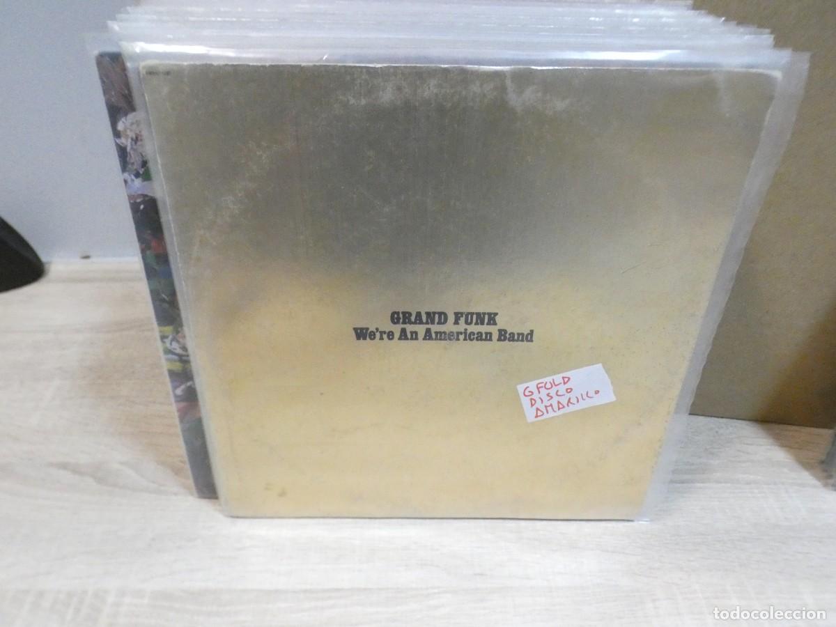 Discos de vinilo: ARKANSAS1980 CAJJ792 LP ESTADO CORRECT&Iacute;SIMO GRAND FUNK GFOLD DISCO AMARILLO