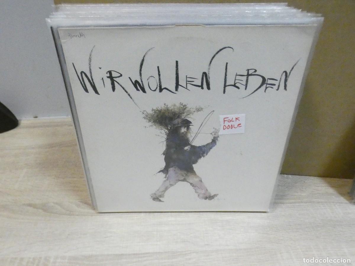 Discos de vinilo: ARKANSAS1980 CAJJ792 LP ESTADO CORRECT&Iacute;SIMO FOLK DOBLE LP WIRWOLLEN LEBEN