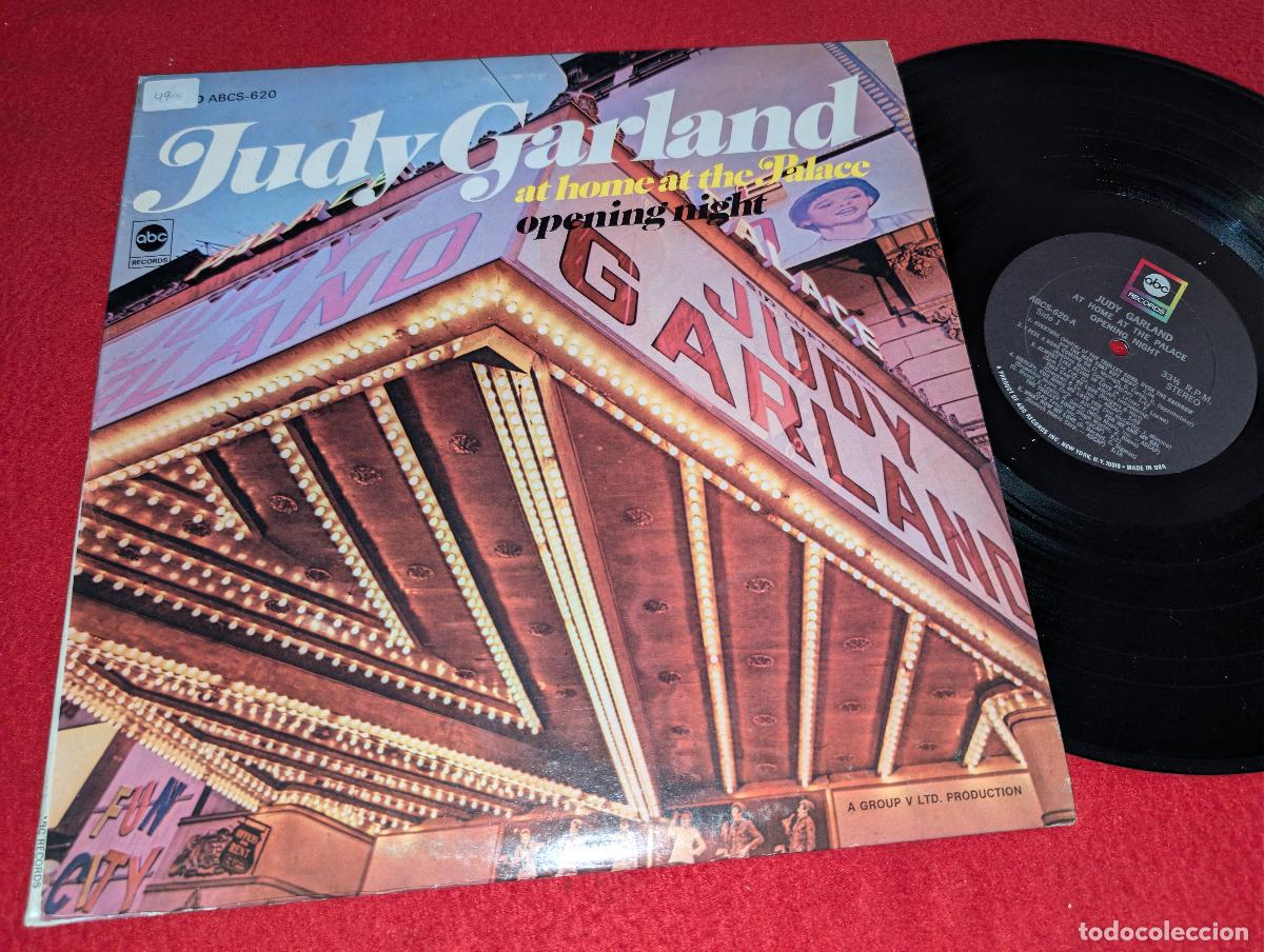 Discos de vinilo: JUDY GARLAND At home at the Palace opening night LP 1967 ABC USA US