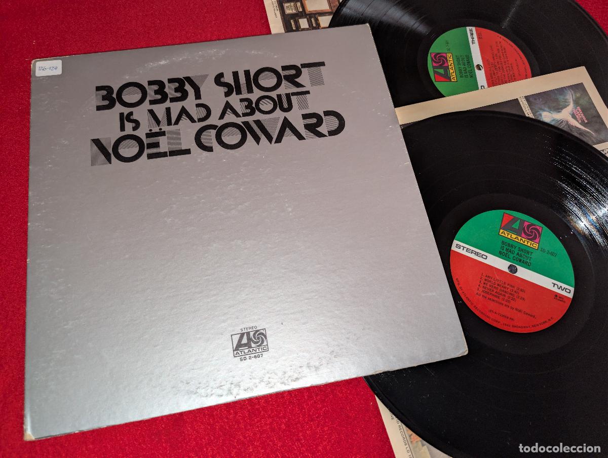 Discos de vinilo: BOBBY SHORT Is mad about Noel No&euml;l coward 2LP 1972 Atlantic USA US GATEFOLD