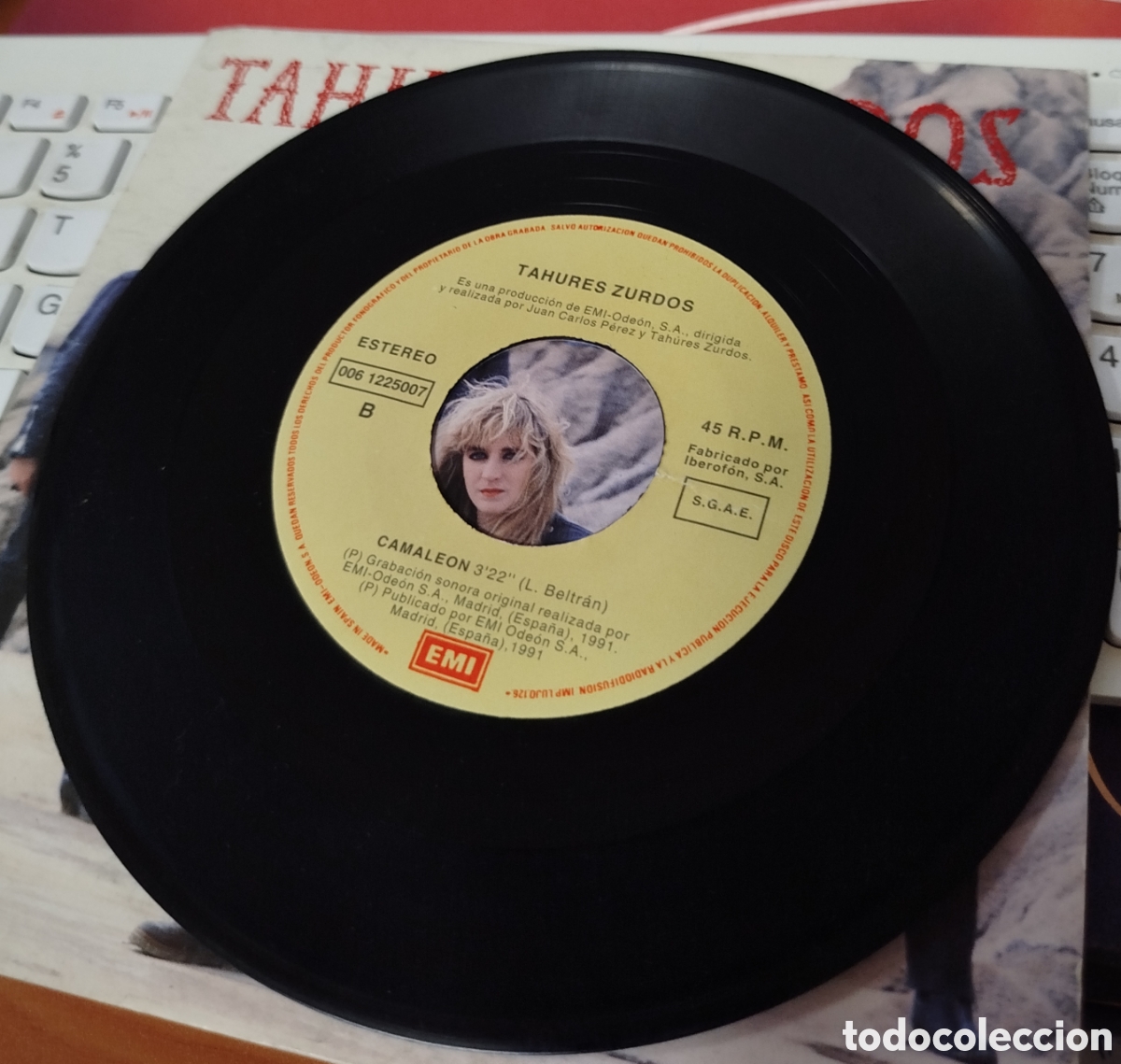 Discos de vinilo: Tah&uacute;res Zurdos - afiladas palabras - Foto 2