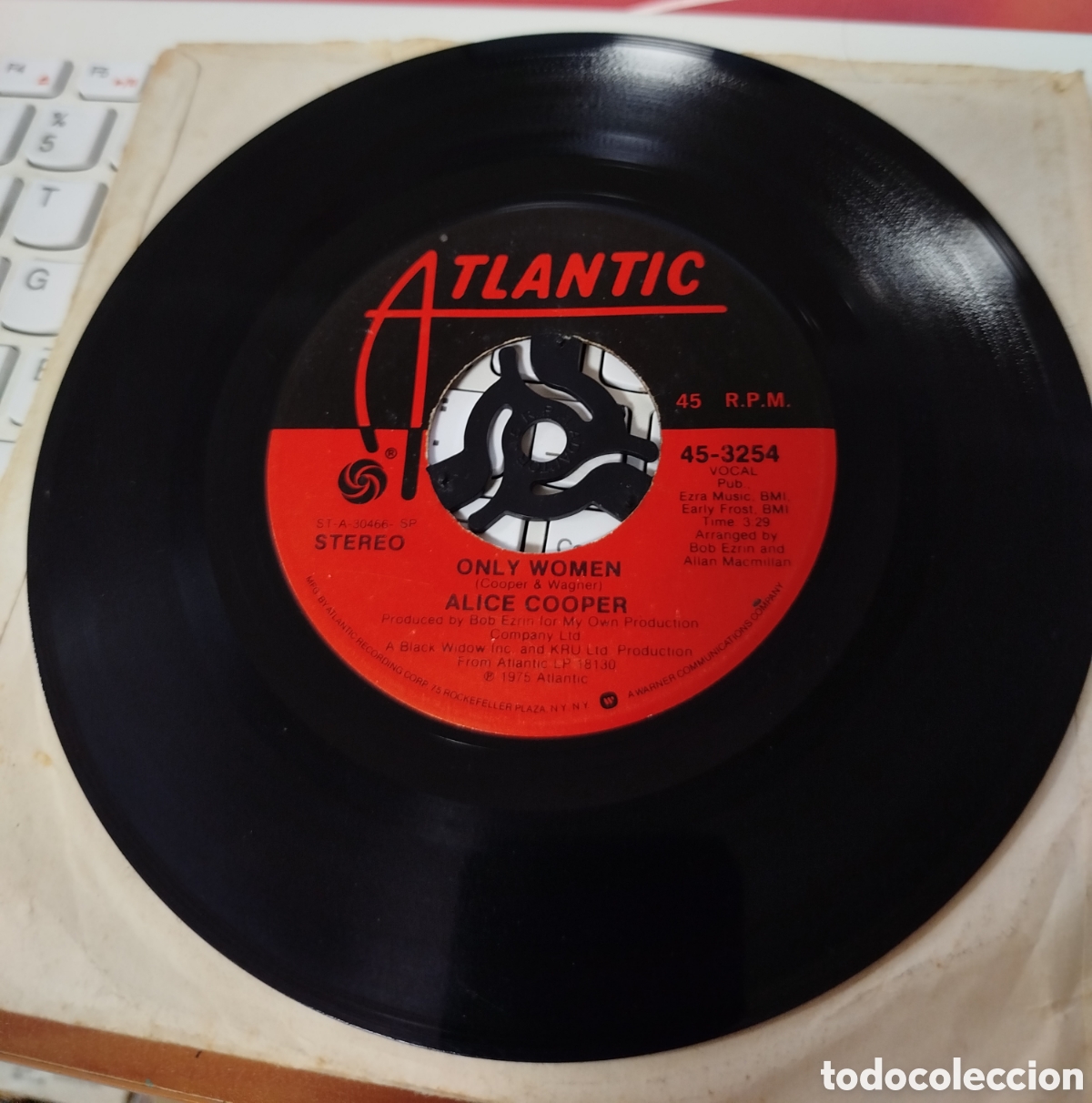 Discos de vinilo: Alice Cooper &ndash; Only Women / Cold Ethyl - Foto 1