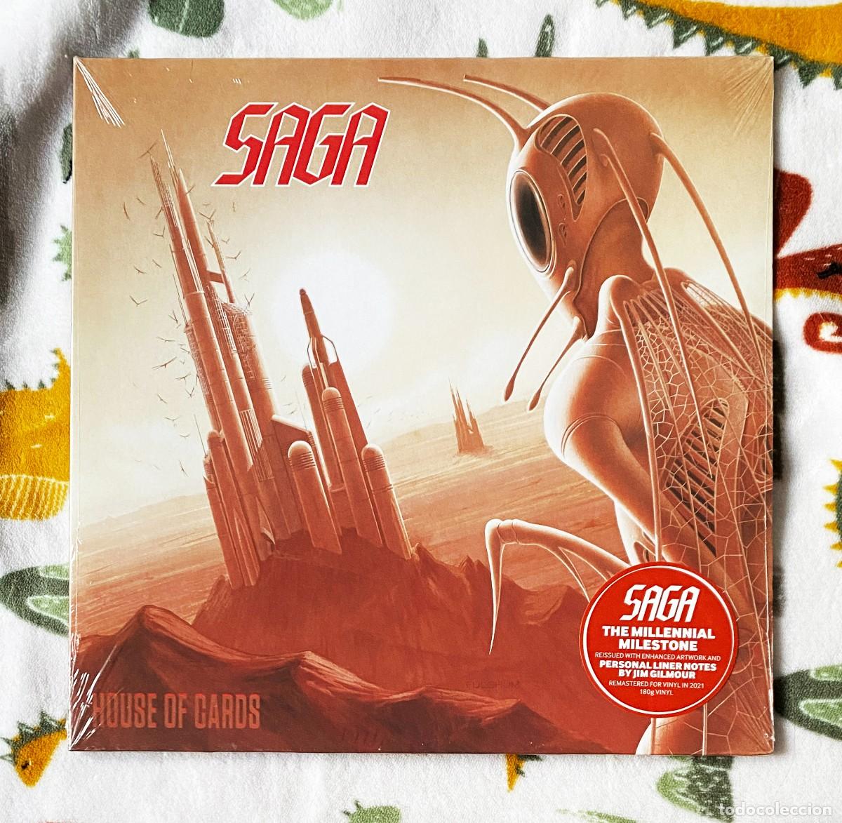 Discos de vinilo: Saga - House Of Cards 12'' LP gatefold precintado - rock progresivo AOR
