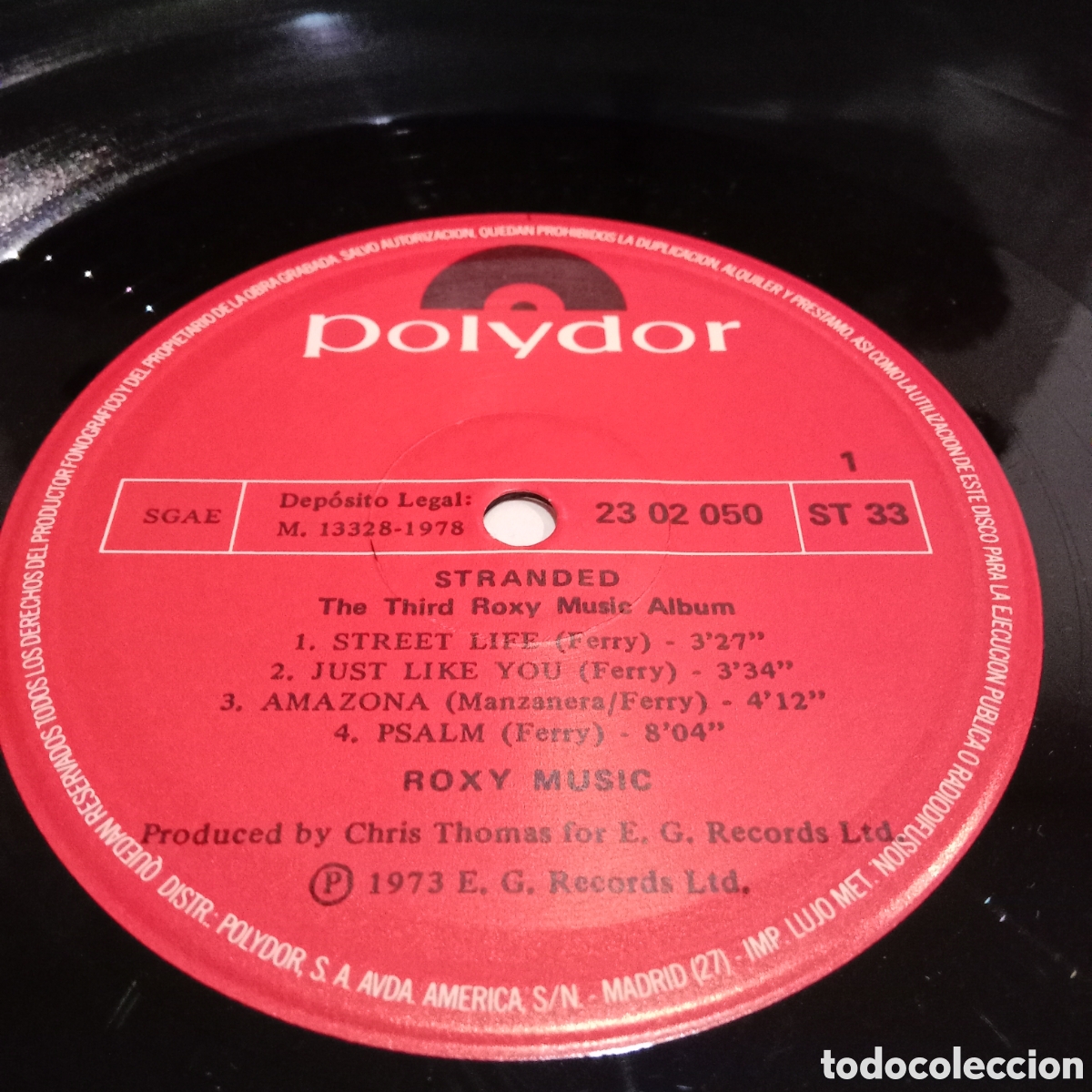 Discos de vinilo: ROXY MUSIC - STRANDED - LP GATEFOLD - Foto 7