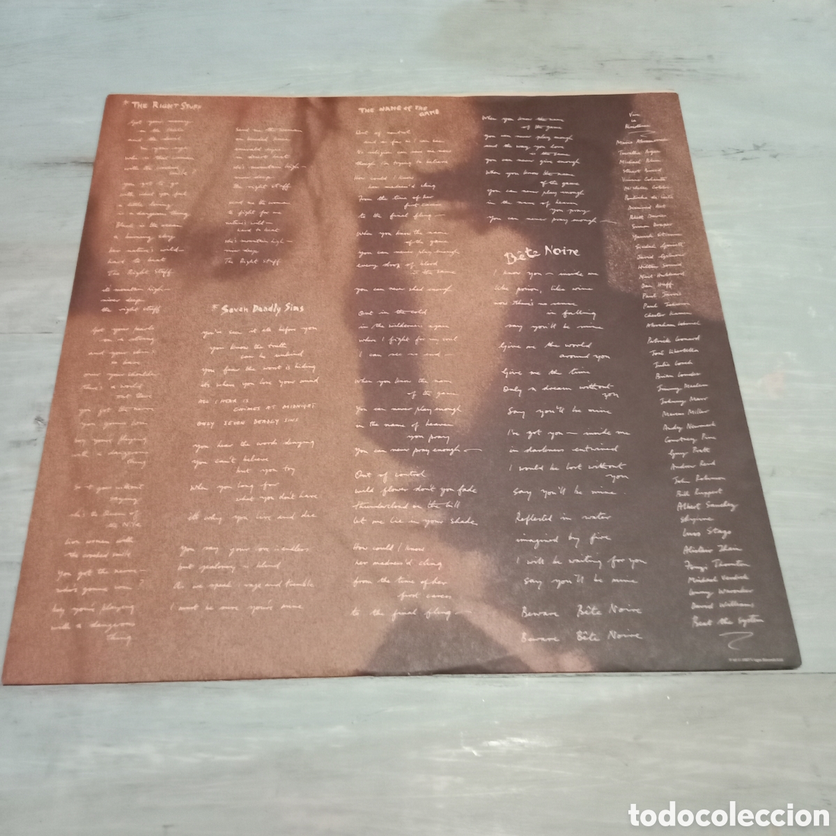 Discos de vinilo: BRYAN FERRY - B&Ecirc;TE NOIRE - LP - Foto 5
