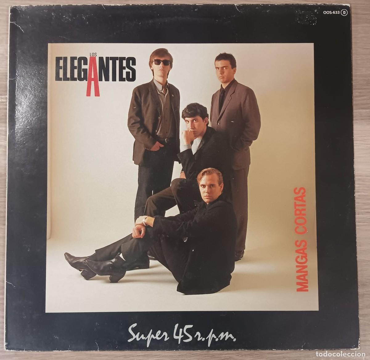 Discos de vinilo: DISCO DE VINILO LP LOS ELEGANTES MANGAS CORTAS ZAFIRO 1984