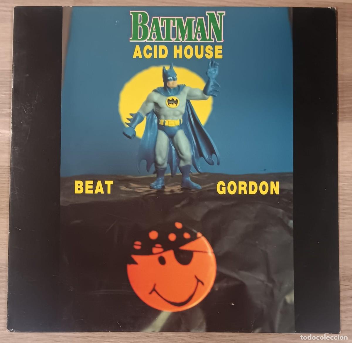Discos de vinilo: DISCO DE VINILO LP BATMAN ACID HOUSE BEAT GORDON 1989