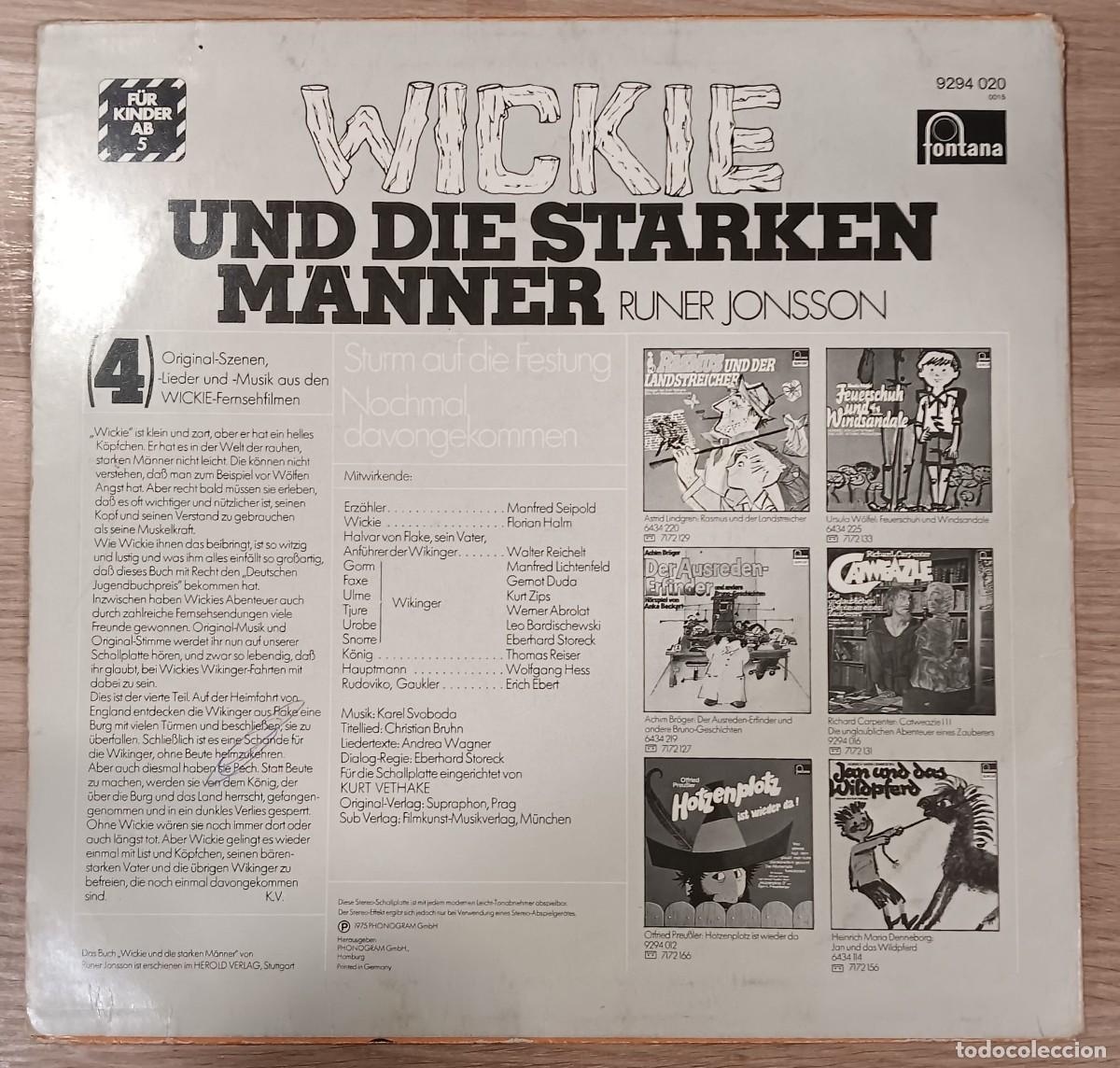 Discos de vinilo: DISCO DE VINILO LP WICKIE EL VIKINGO - Foto 3