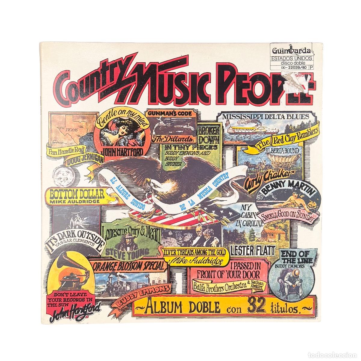 Vinyl records: 2xLP. Various. Country Music People (VG+/VG+)
