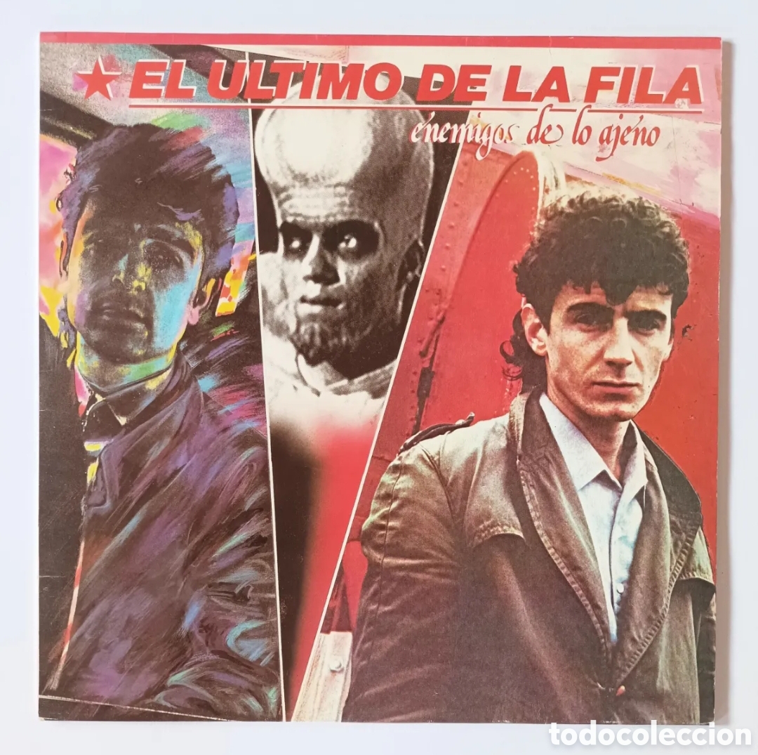 Discos de vinilo: EL &Uacute;LTIMO DE LA FILA. ENEMIGOS DE LO AJENO. EMI. 1991. EXCELENTE ESTADO. DISCO VINILO.