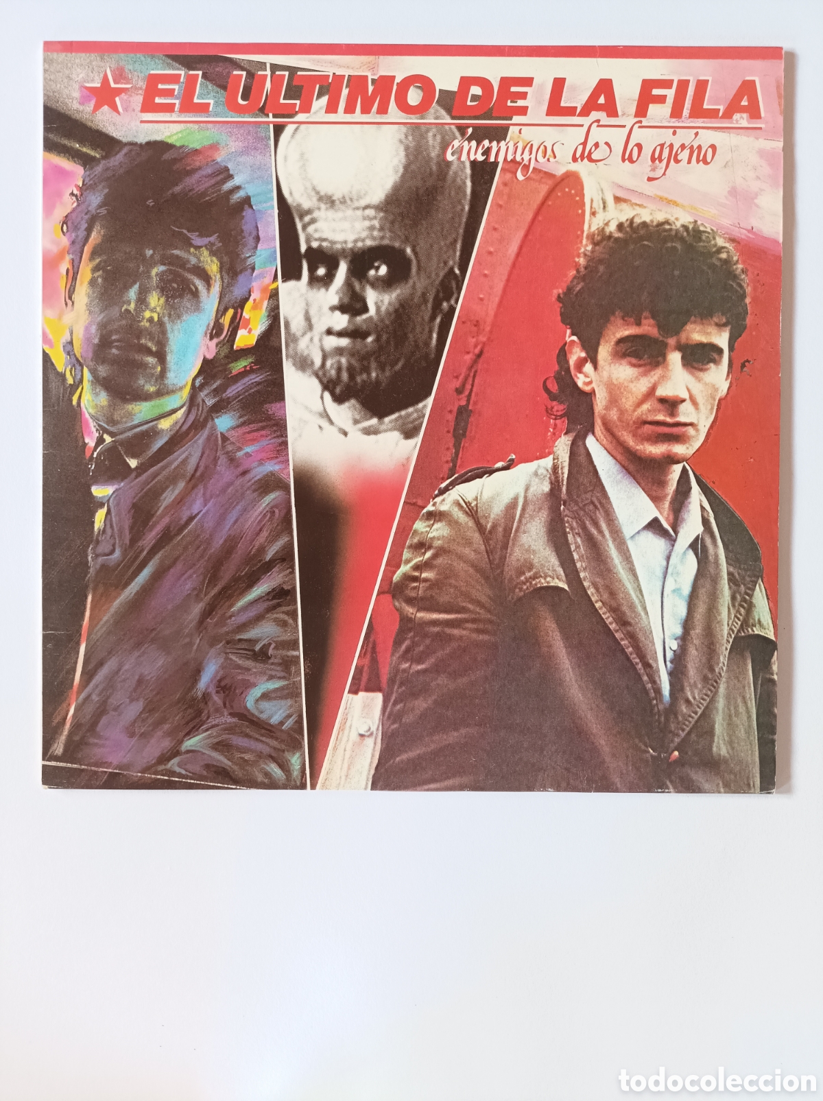 Discos de vinilo: EL &Uacute;LTIMO DE LA FILA. ENEMIGOS DE LO AJENO. EMI. 1991. EXCELENTE ESTADO. DISCO VINILO.