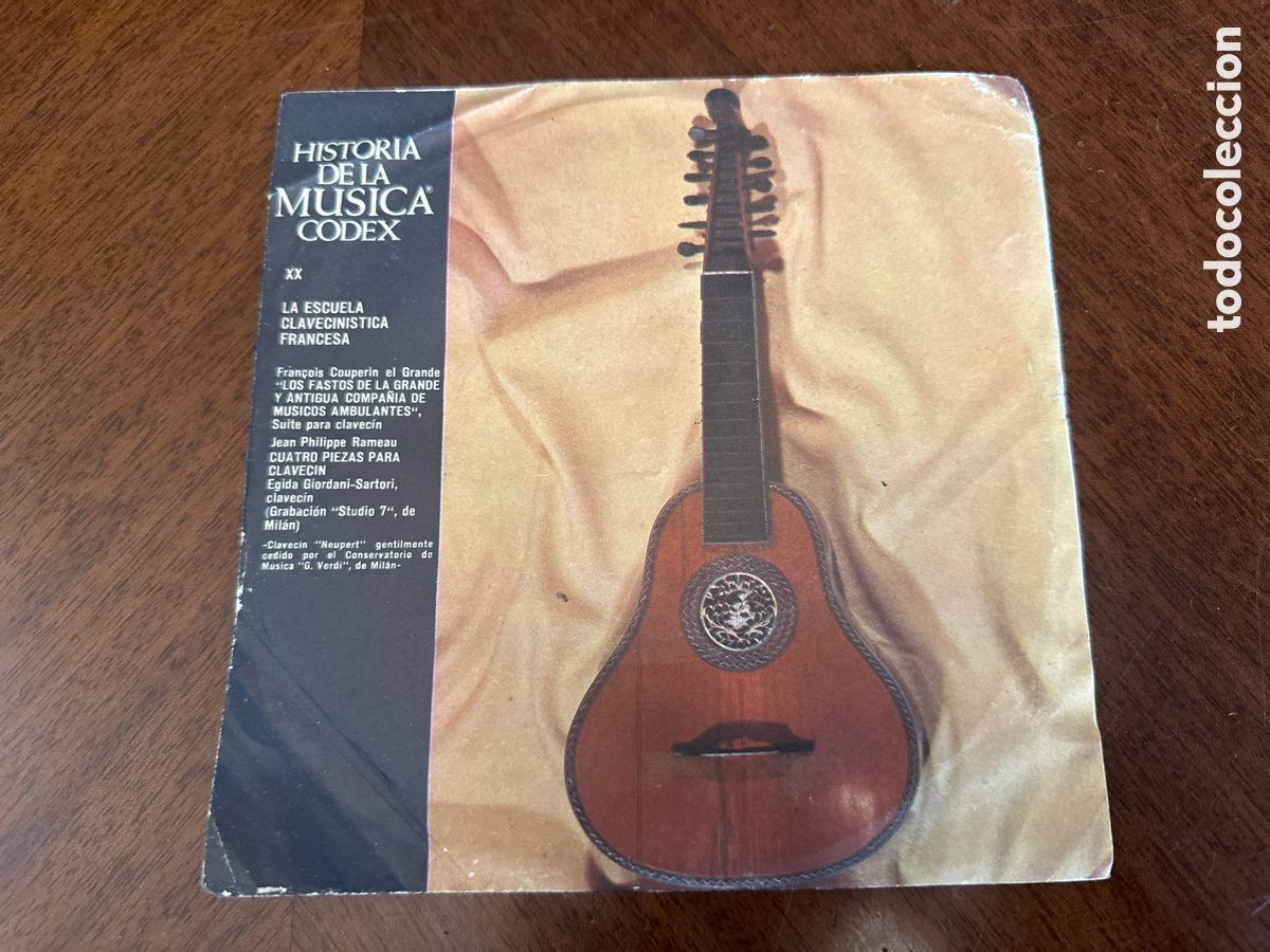 Discos de vinilo: HISTORIA DE LA M&Uacute;SICA CODEX. VOL. XX. LA ESCUELA CLAVECIN&Iacute;STICA FRANCESA