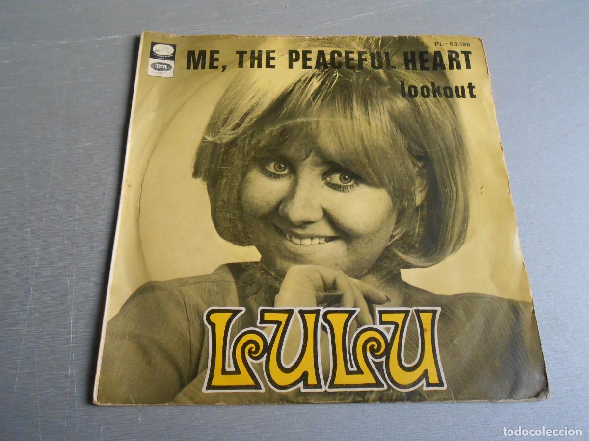 Discos de vinilo: LULU, SG, ME, THE PEACEFUL HEART + 1, A&Ntilde;O 1968, LA VOZ DE SU AMO PL 63.196