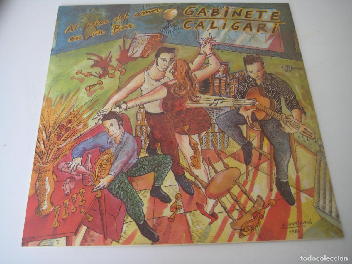 Discos de vinilo: Gabinete Caligari - Al calor del amor en un bar LP