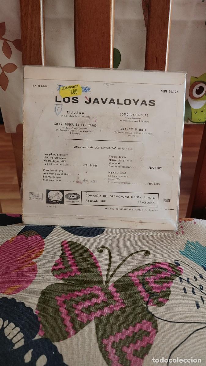 Discos de vinilo: LOS JAVALOYAS-EP TIJUANA +3 - Foto 2
