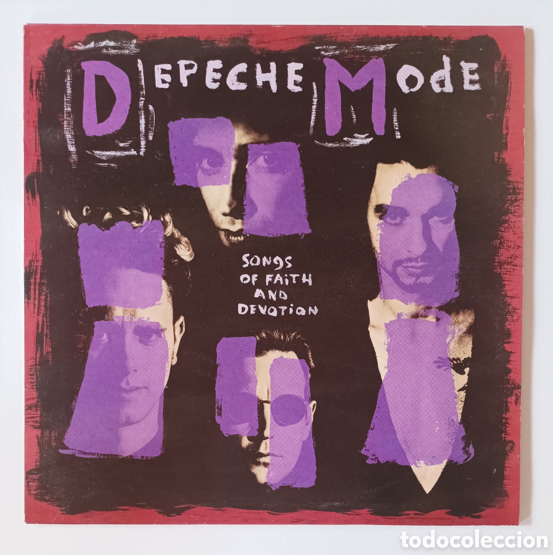 Discos de vinilo: DEPECHE MODE. SONGS OF FAITH AND DEVOTION. EXCELENTE ESTADO. DISCO VINILO LP.