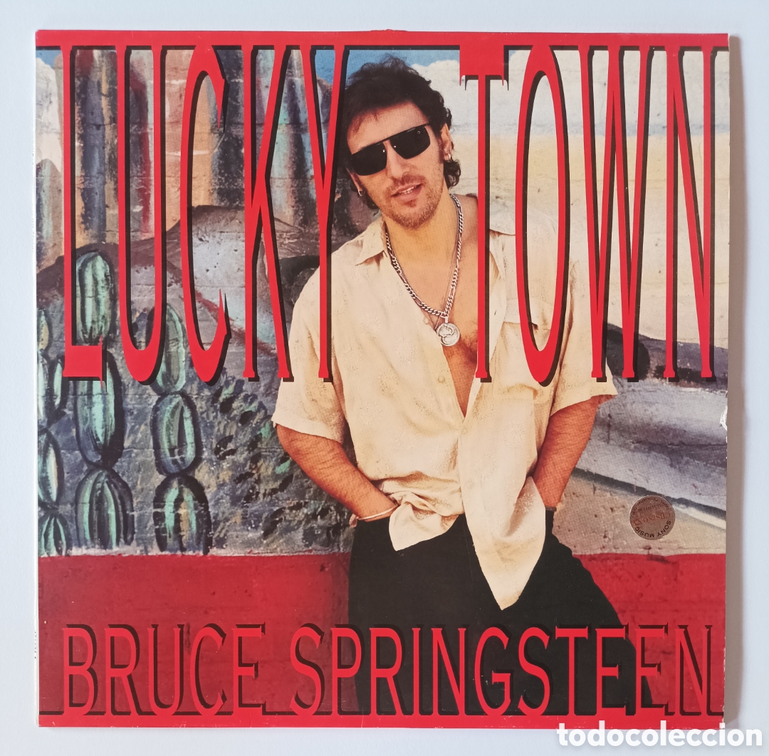 Discos de vinilo: BRUCE SPRINGSTEEN. LUCKY TOWN. EXCELENTE ESTADO. DISCO VINILO LP.