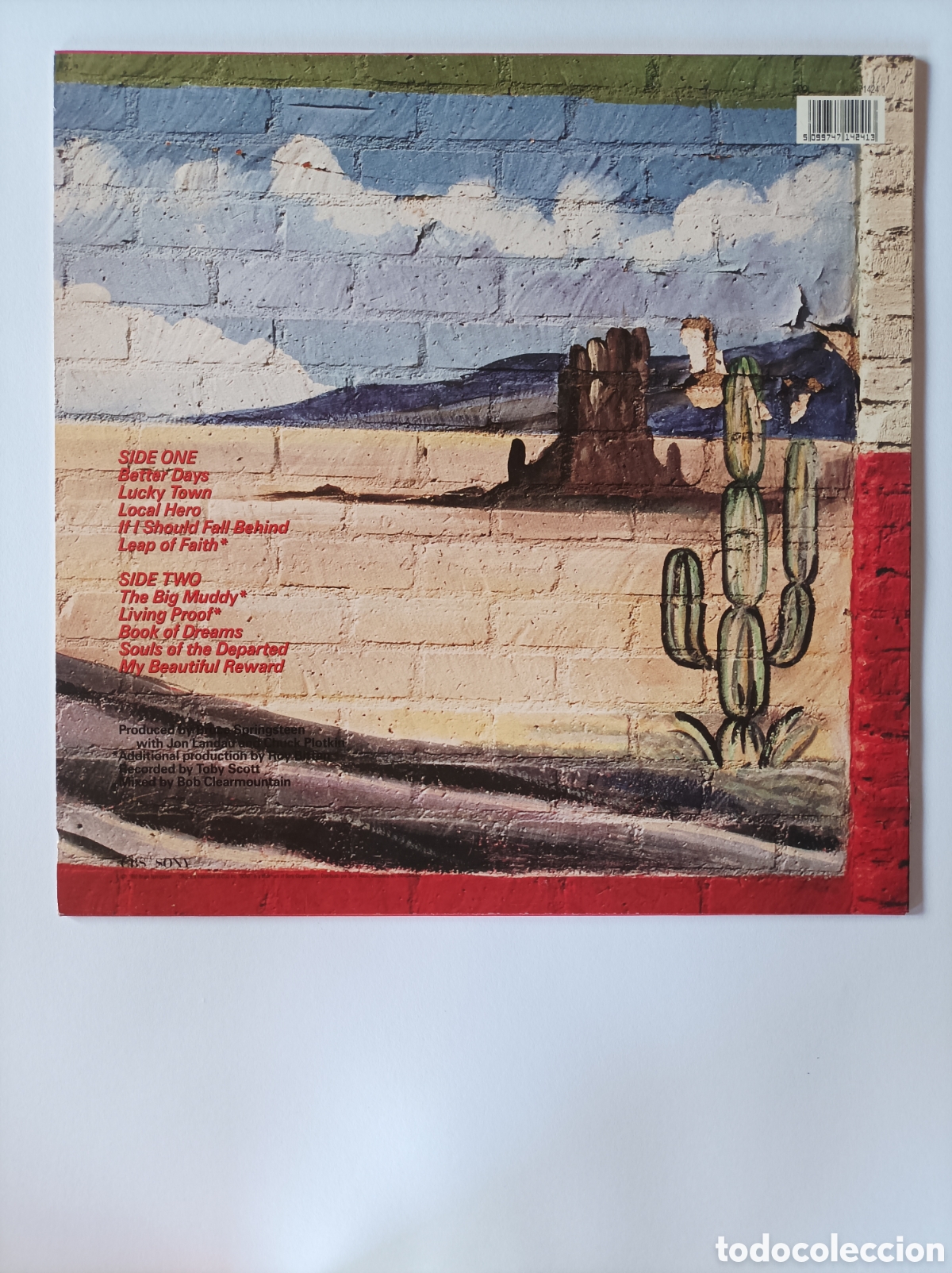 Discos de vinilo: BRUCE SPRINGSTEEN. LUCKY TOWN. EXCELENTE ESTADO. DISCO VINILO LP.