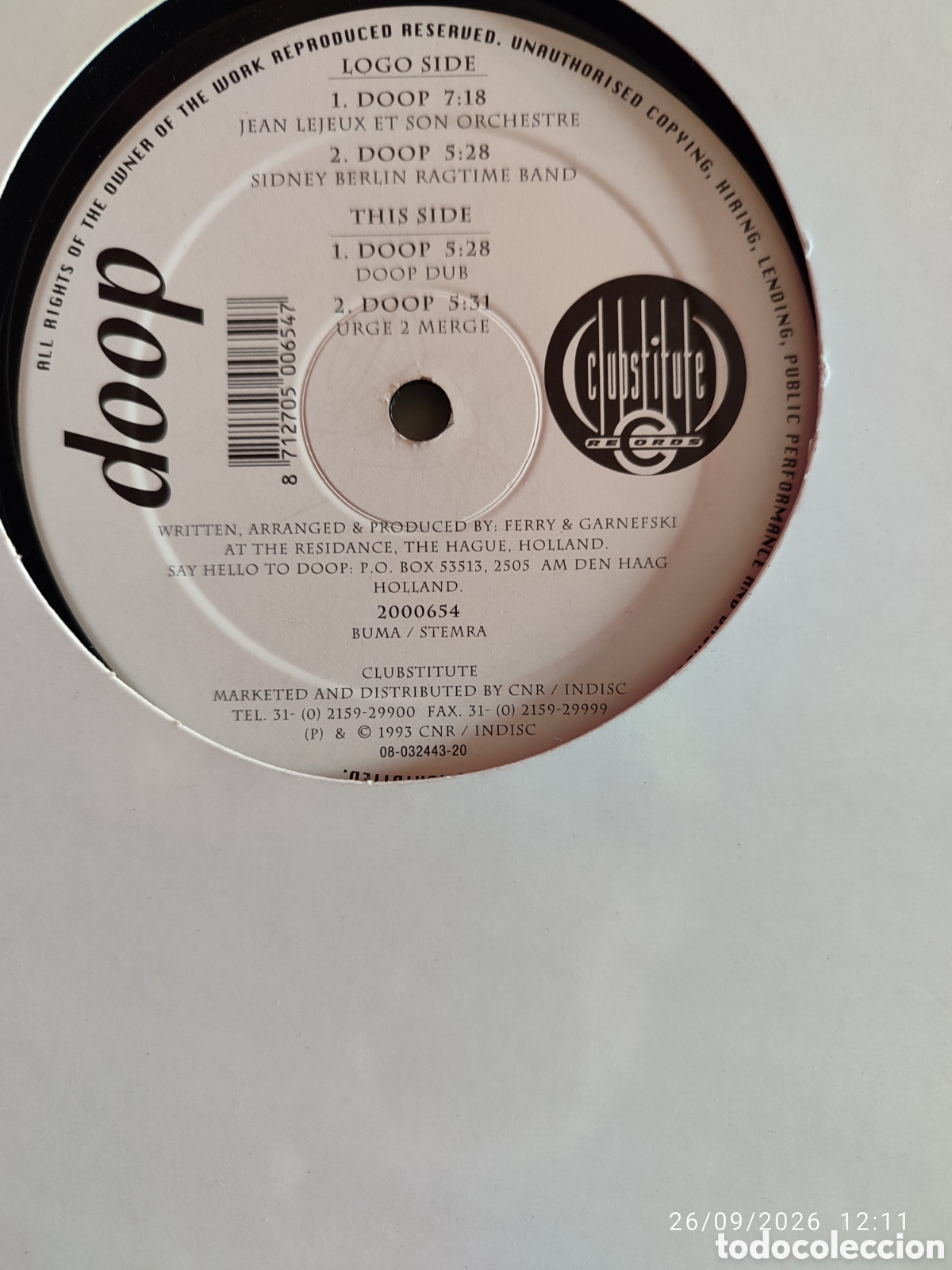 Discos de vinilo: Doop &ndash; Doop DISCO DE VINILO - Foto 2
