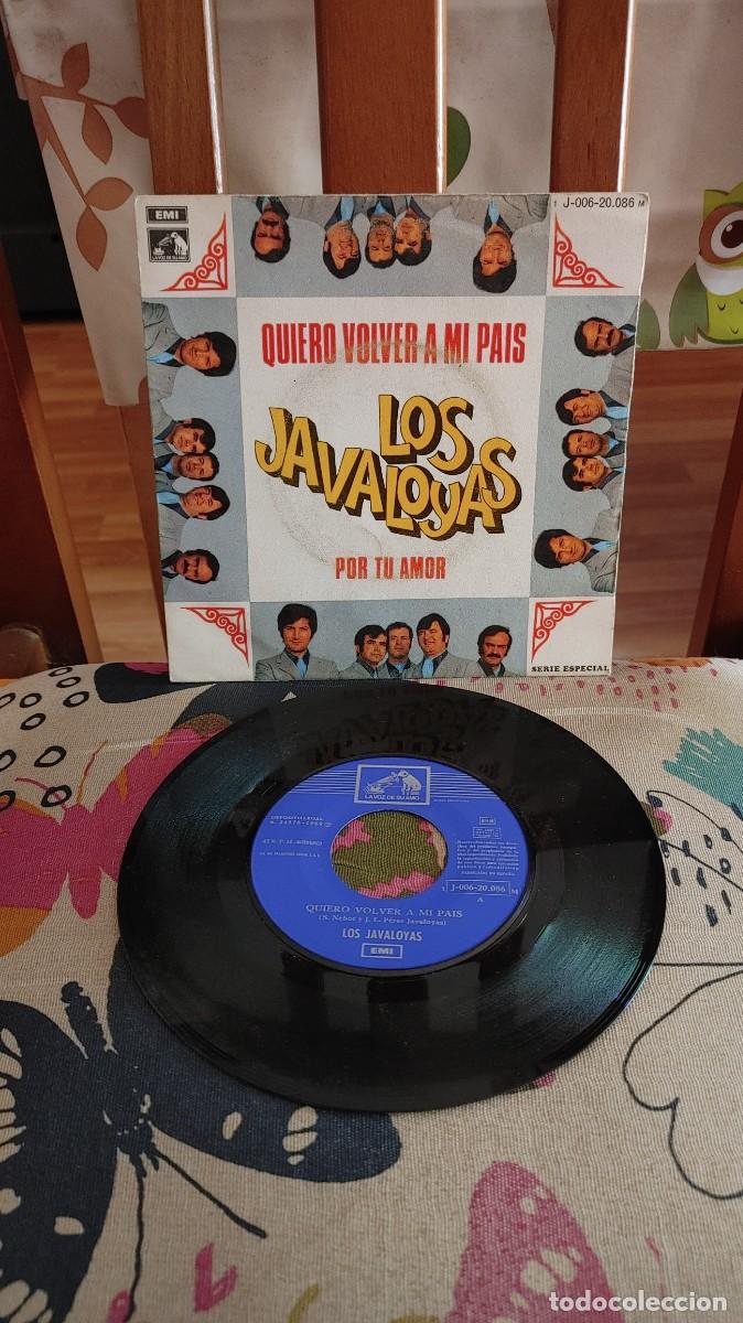 Discos de vinilo: LOS JAVALOYAS-SINGLE QUIERO VOLVER A MI PAIS