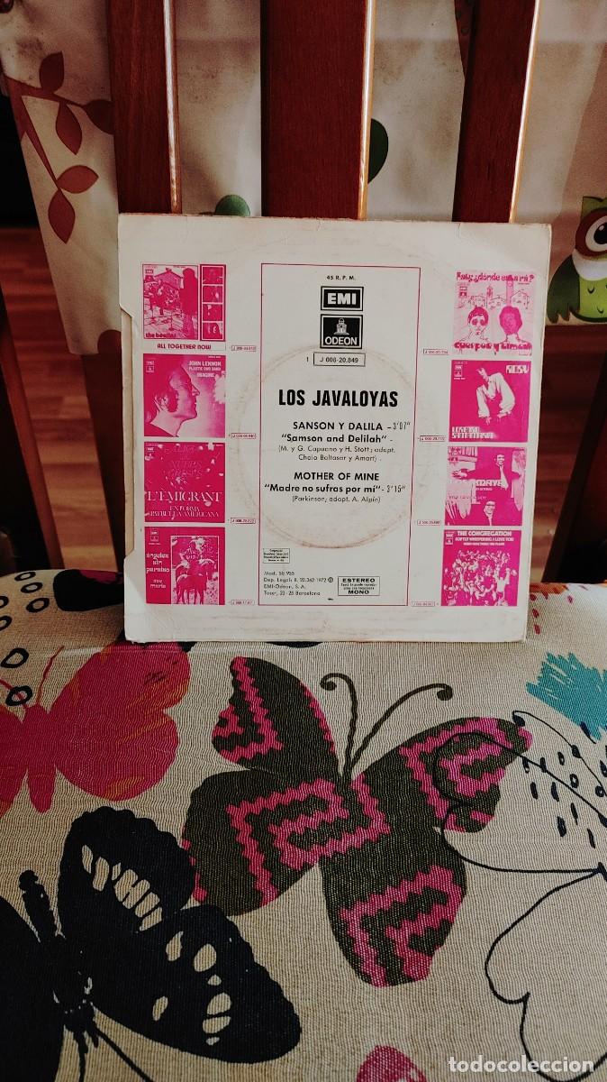Discos de vinilo: LOS JAVALOYAS-SINGLE SANSON Y DALILA - Foto 2