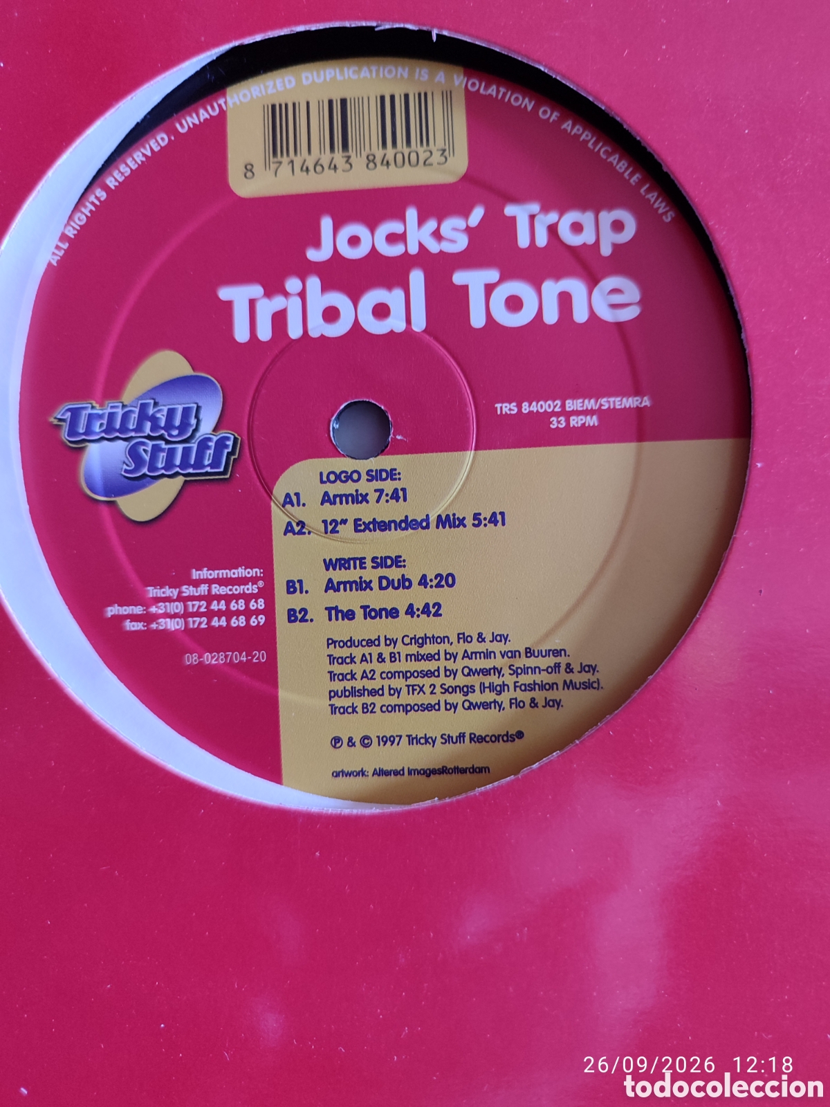 Discos de vinilo: Disco de vinilo CK0876 - Foto 2
