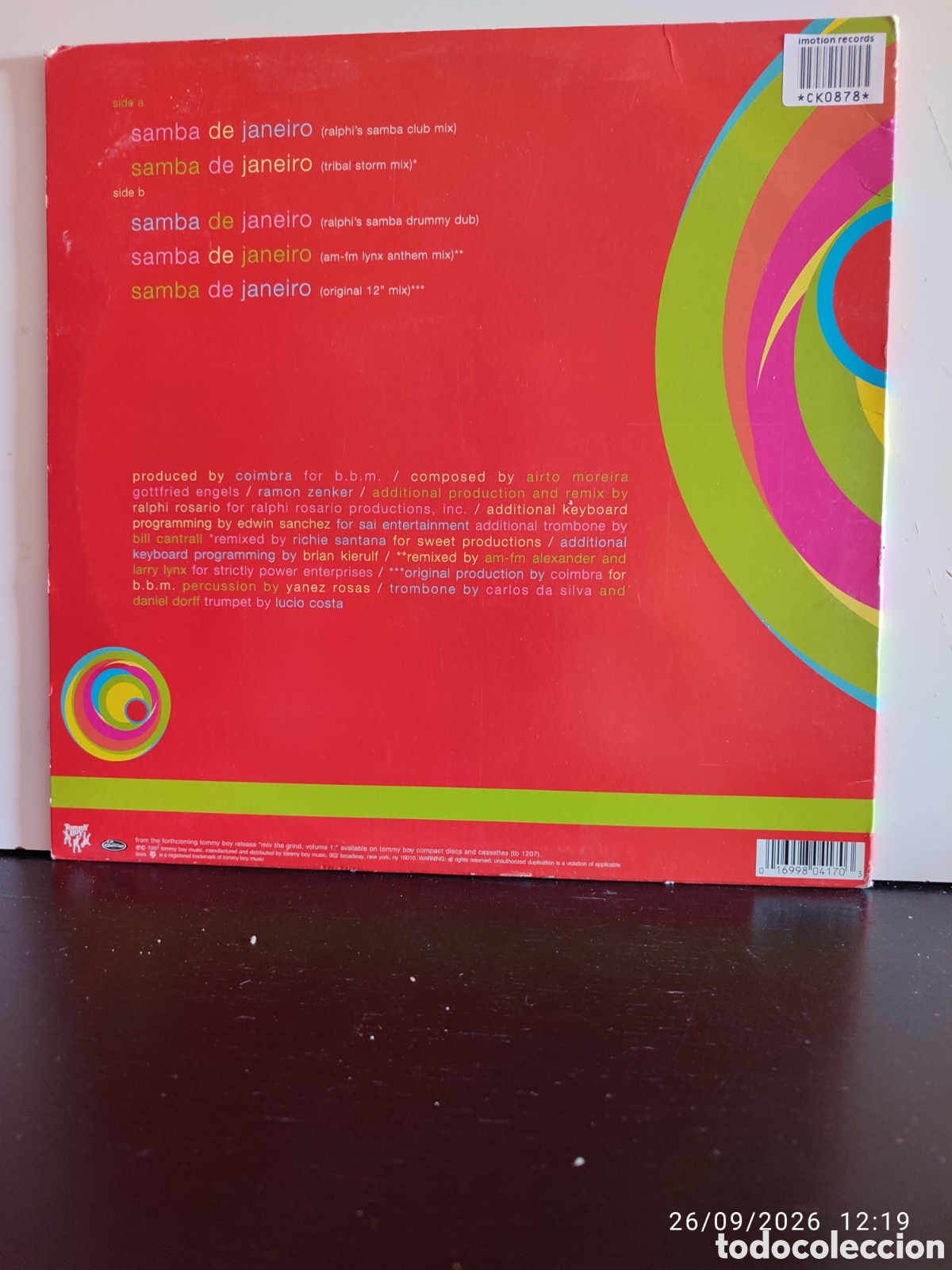 Discos de vinilo: Disco de vinilo CK0878 - Foto 2