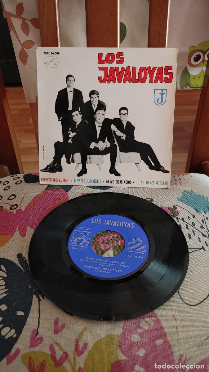 Discos de vinilo: LOS JAVALOYAS-EP EVERYTHING`S AL`RIGGHT +3
