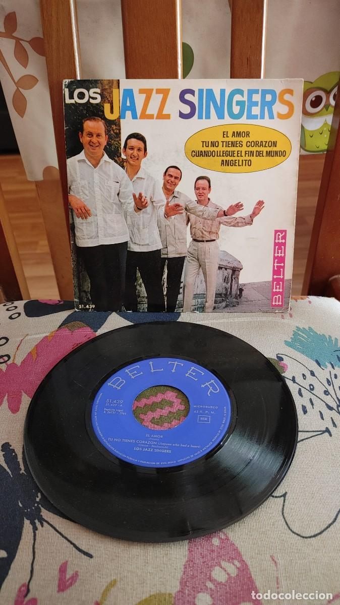 Discos de vinilo: LOS JAZZ SINGERS-EP EL AMOR +3