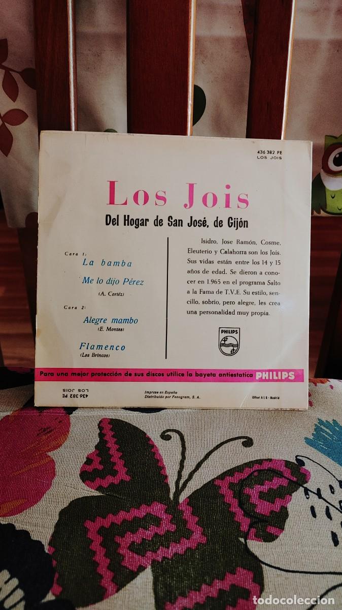 Discos de vinilo: LOS JOIS-EP LA BAMBA +3 - Foto 2
