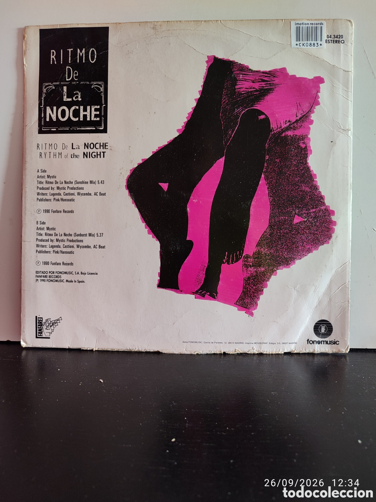 Discos de vinilo: Disco de vinilo CK0883 - Foto 2