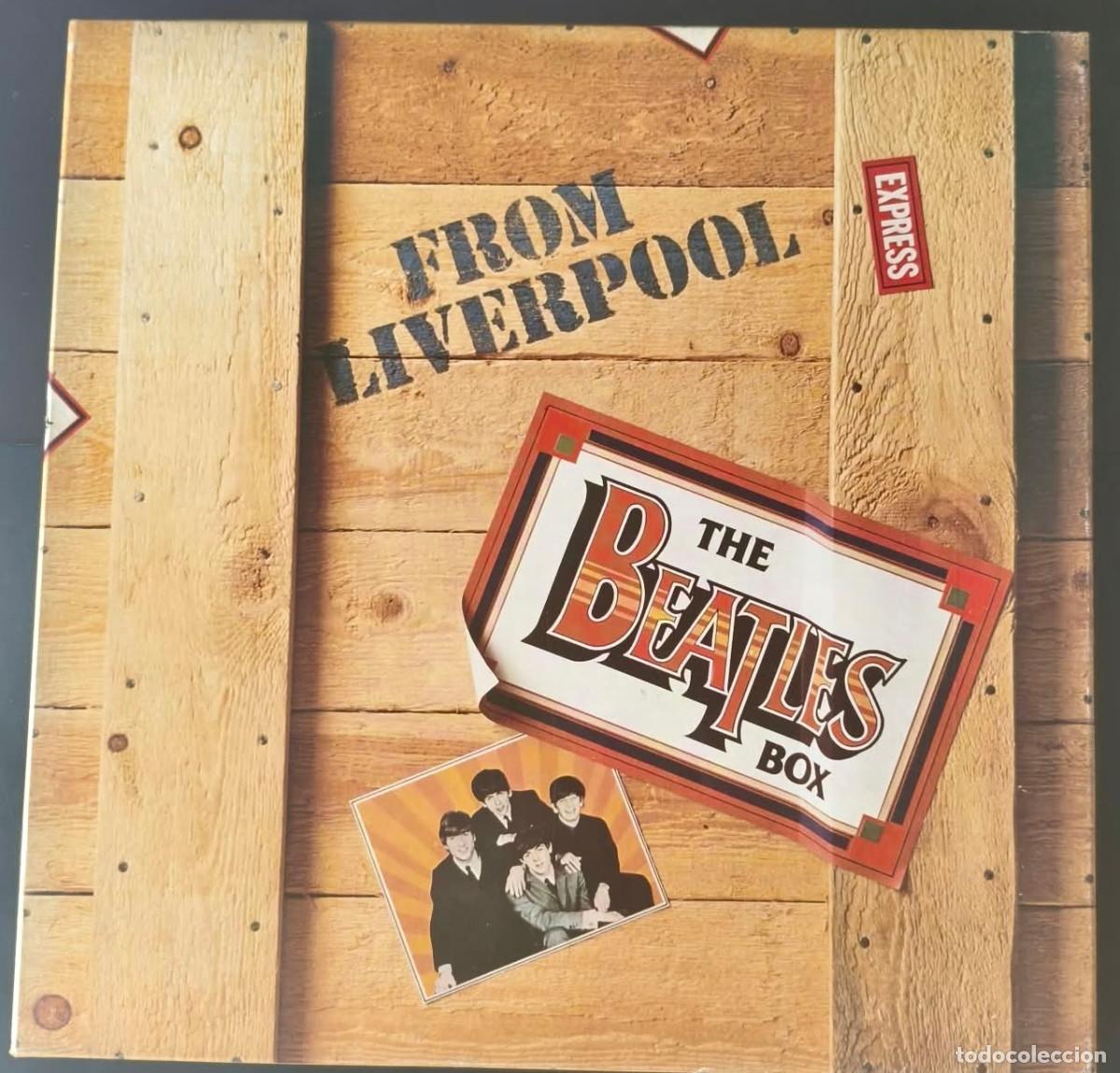 Discos de vinilo: CAJA The Beatles Box EDICION ESPECIAL de World Records Limited ( filial del grupo EMI ) 8 LP's