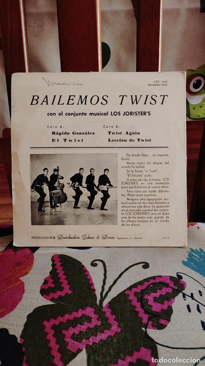 Discos de vinilo: LOS JORISTER`S-EP BAILEMOS TWIST - Foto 3