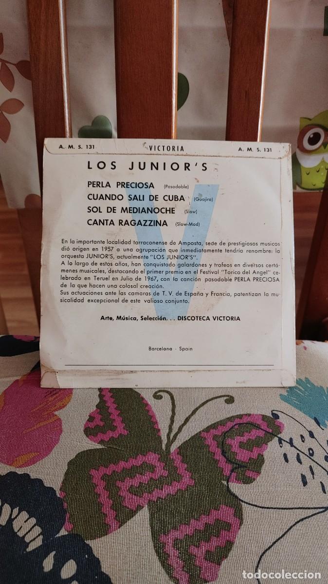 Discos de vinilo: LOS JUNIOR`S-EP PERLA PRECIOSA +3 - Foto 2