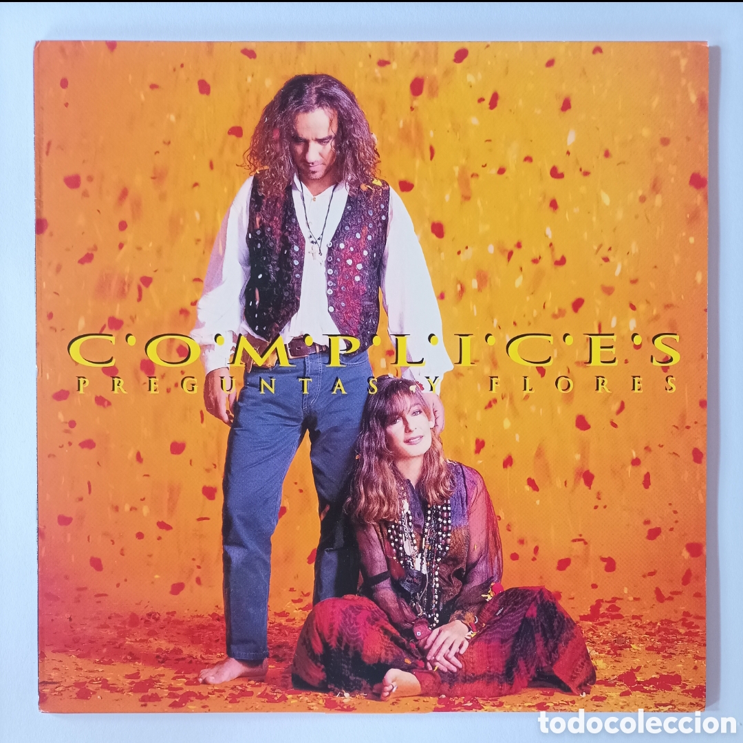 Discos de vinilo: COMPLICES. PREGUNTAS Y FLORES. RCA. DISCO VINILO LP. EXCELENTE ESTADO.