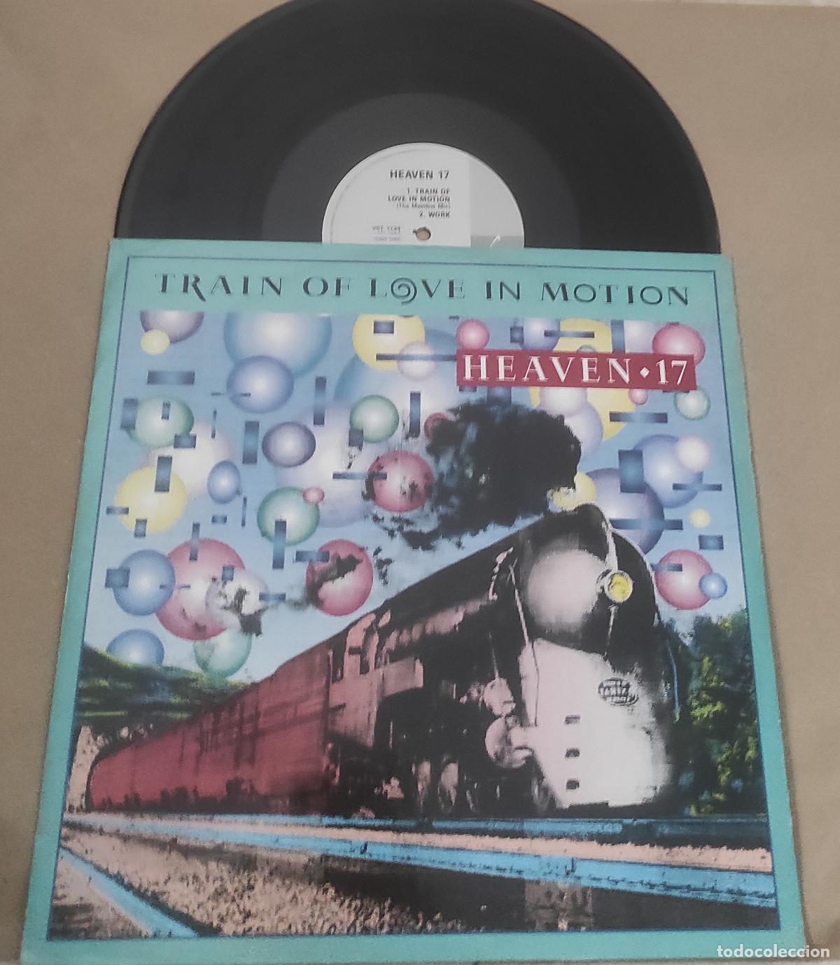 Discos de vinilo: Heaven 17 &ndash; Train Of Love In Motion-MAXI-ESPA&Ntilde;A-